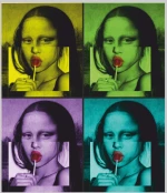 Mona Lisa Φούτερ W - RED