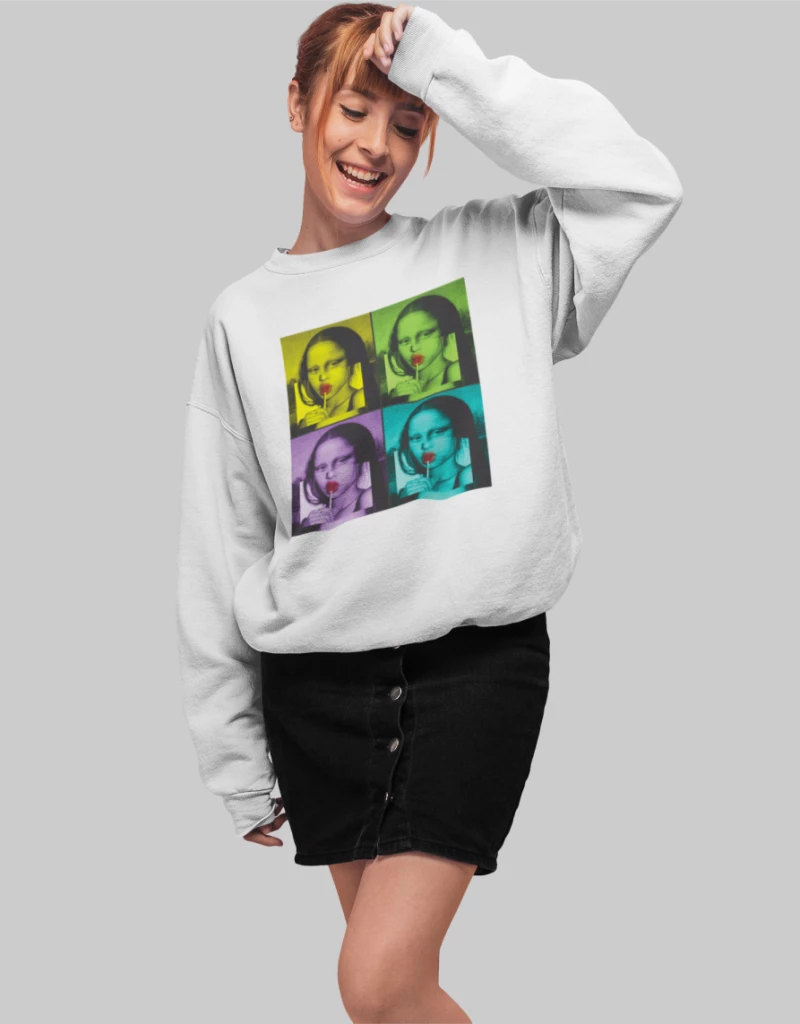 Mona Lisa Φούτερ W - RED