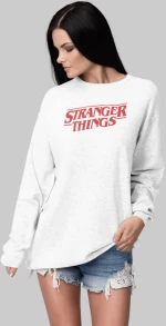 Stranger Things W Sweatshirt - FRENCH NAVY