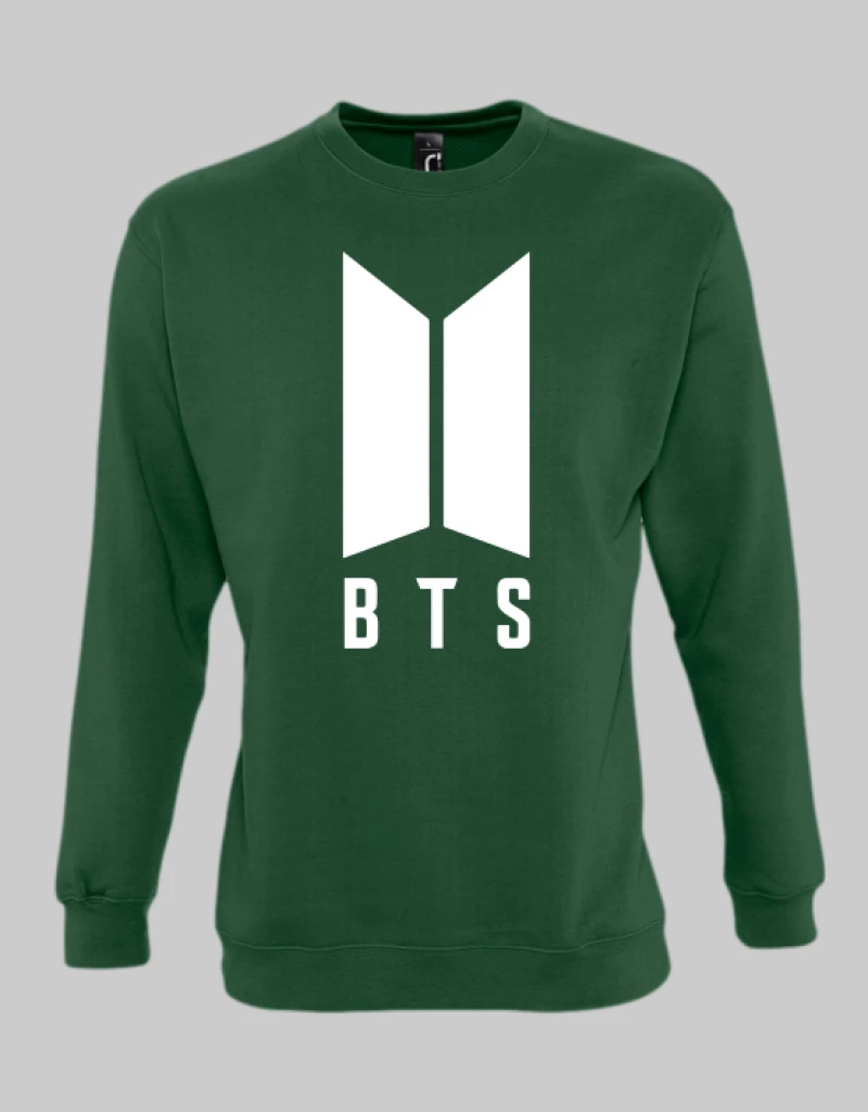 BTS SWEATSHIRT - KELLY GREEN