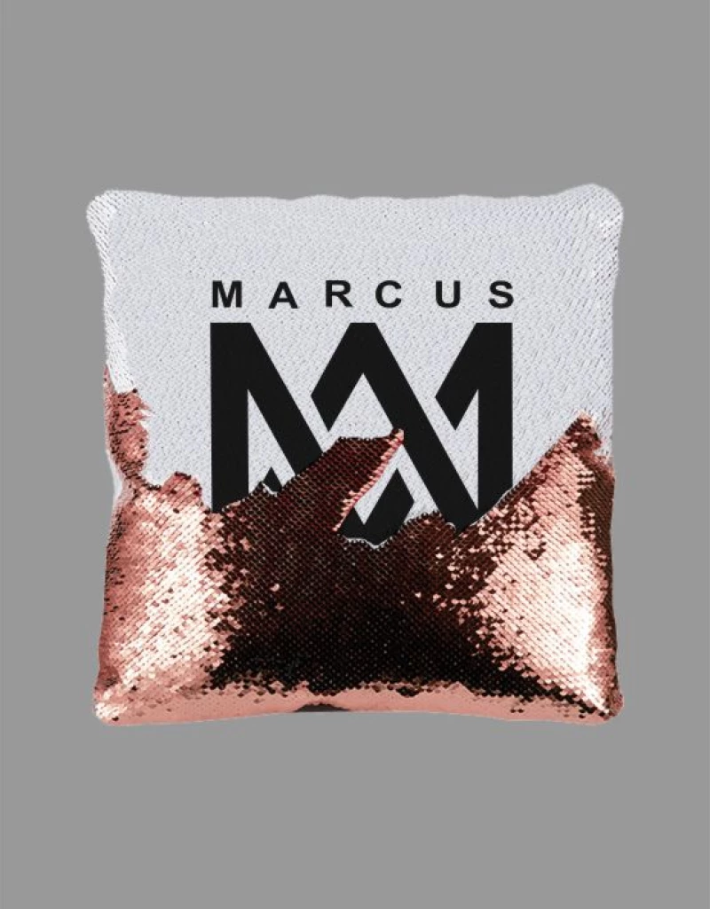 Marcus & Martinus μαξιλάρι με πούλιες 40*40 cm - Black