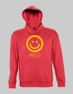 Hello hoodie - KELLY GREEN