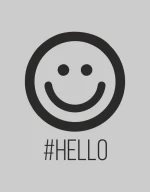 Hello woman t-shirt - RED