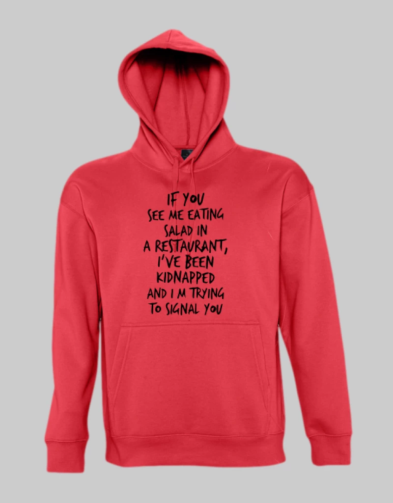 Kidnapped hoodie - BLACK