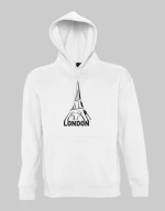 London hoodie - GREY MELANGE