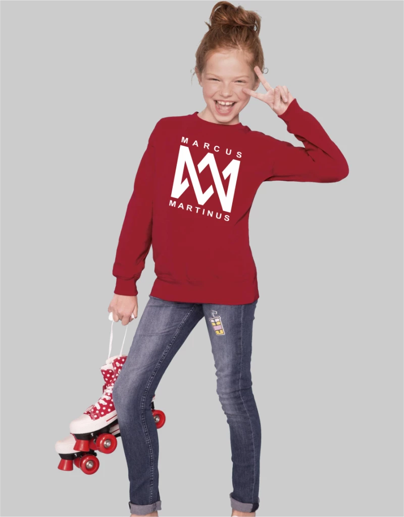 MARCUS & MARTINUS KIDS SWEATSHIRT - BLACK