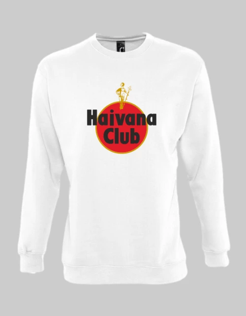 Haivana Club Sweatshirt - WHITE