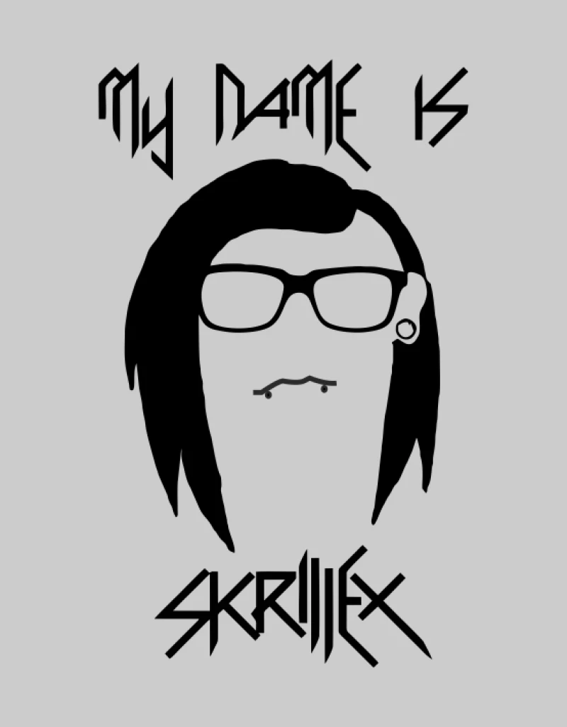 Skrillex Hoodie - WHITE