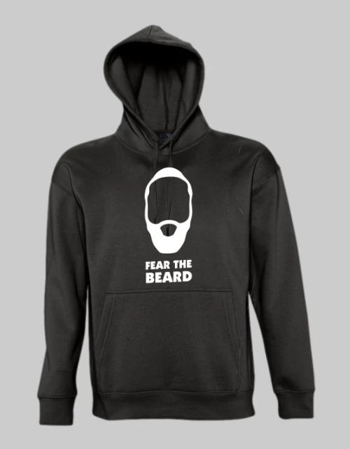Fear The Beard hoodie - BLACK
