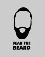 Fear The Beard hoodie - BLACK