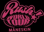 Maneskin Rush Tour w μακρυμάνικο t-shirt - BLACK