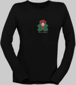 Frida Kahlo Meeple μακρυμάνικο w T-shirt - BLACK