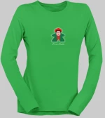 Frida Kahlo Meeple μακρυμάνικο w T-shirt - BLACK