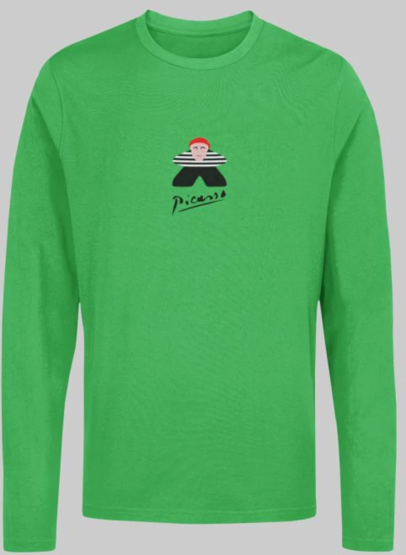 Picasso Meeple μακρυμάνικο T-shirt - ULTRAMARINE