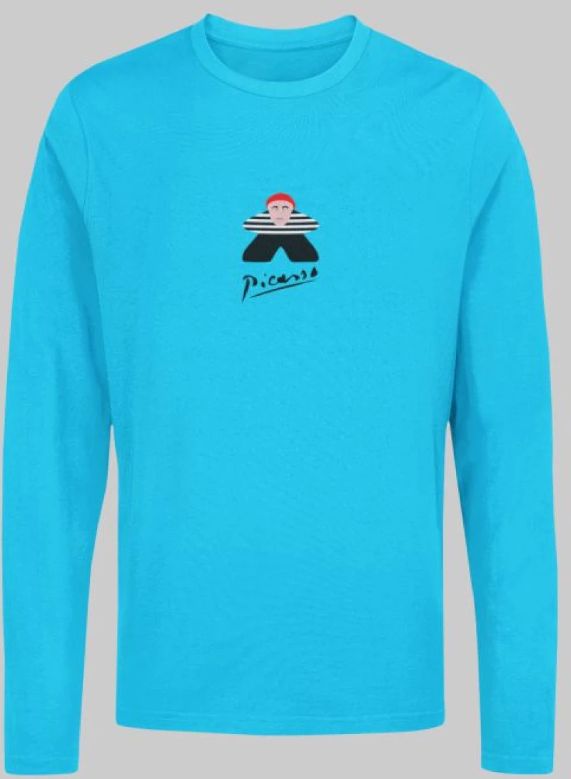 Picasso Meeple μακρυμάνικο T-shirt - ULTRAMARINE