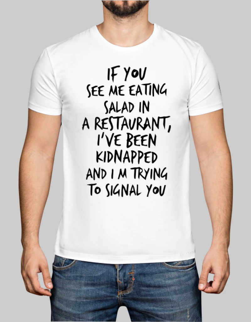 Kidnapped t-shirt - WHITE