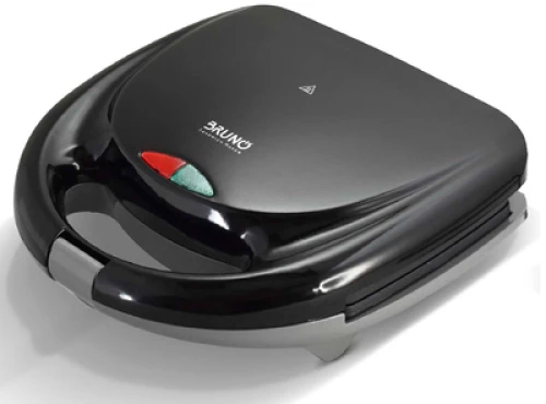 BRUNO τοστιέρα BRN-0167, 2 θέσεων, 800W, αντικολλητικές πλάκες, μαύρη