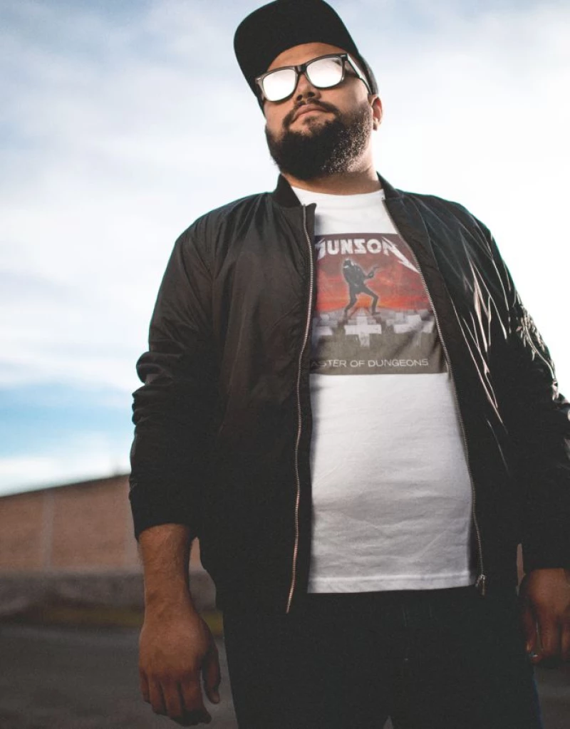 Stranger Things master of dungeons t-shirt plus size - BLACK