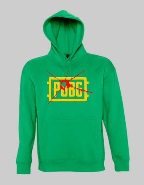 Pubg logo hoodie - KELLY GREEN