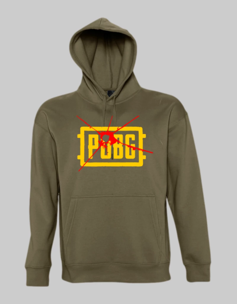 Pubg logo hoodie - KELLY GREEN