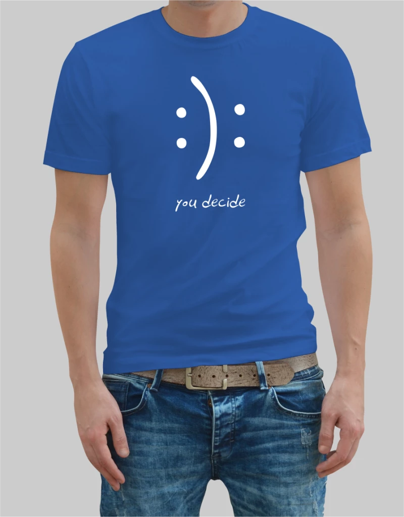 You Decide t-shirt - DENIM