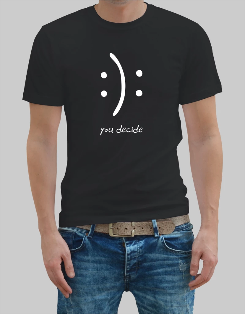 You Decide t-shirt - DENIM