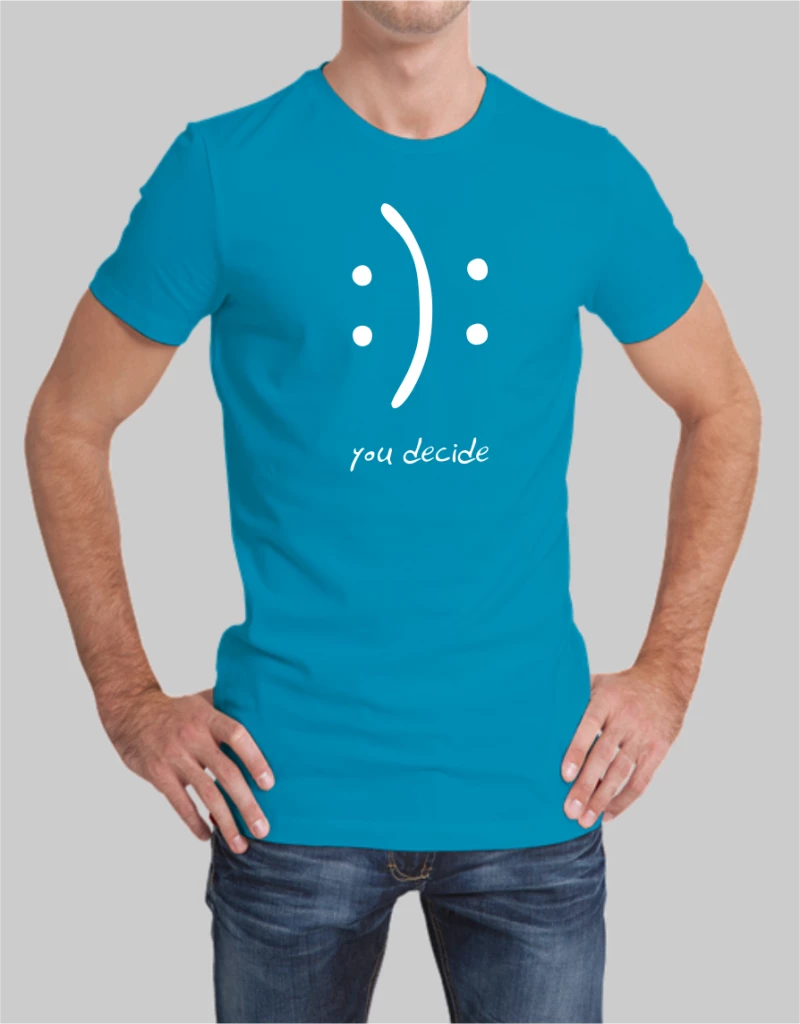 You Decide t-shirt - DENIM