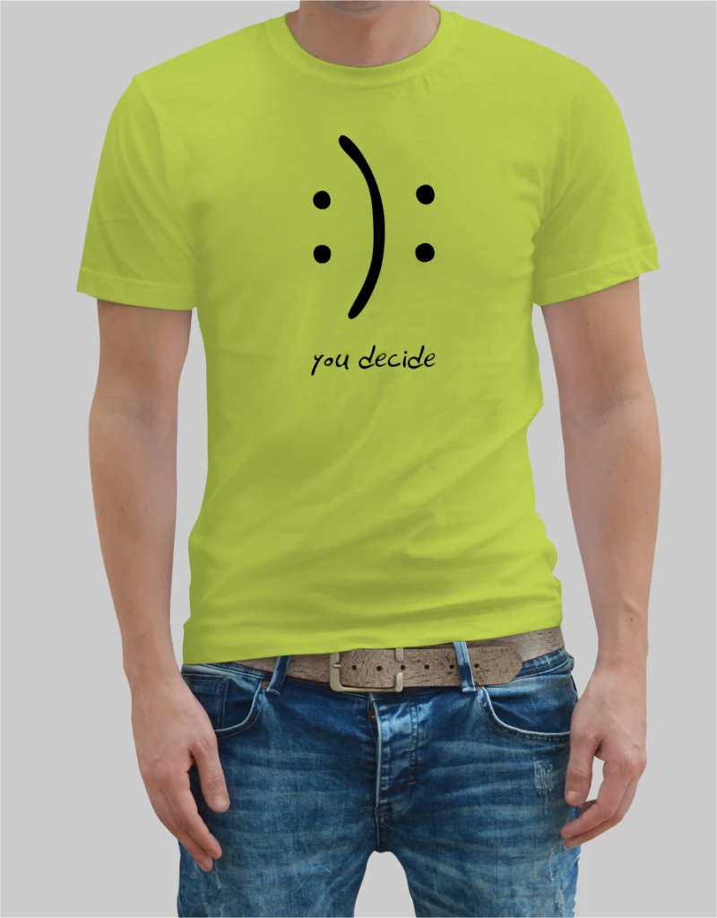 You Decide t-shirt - DENIM