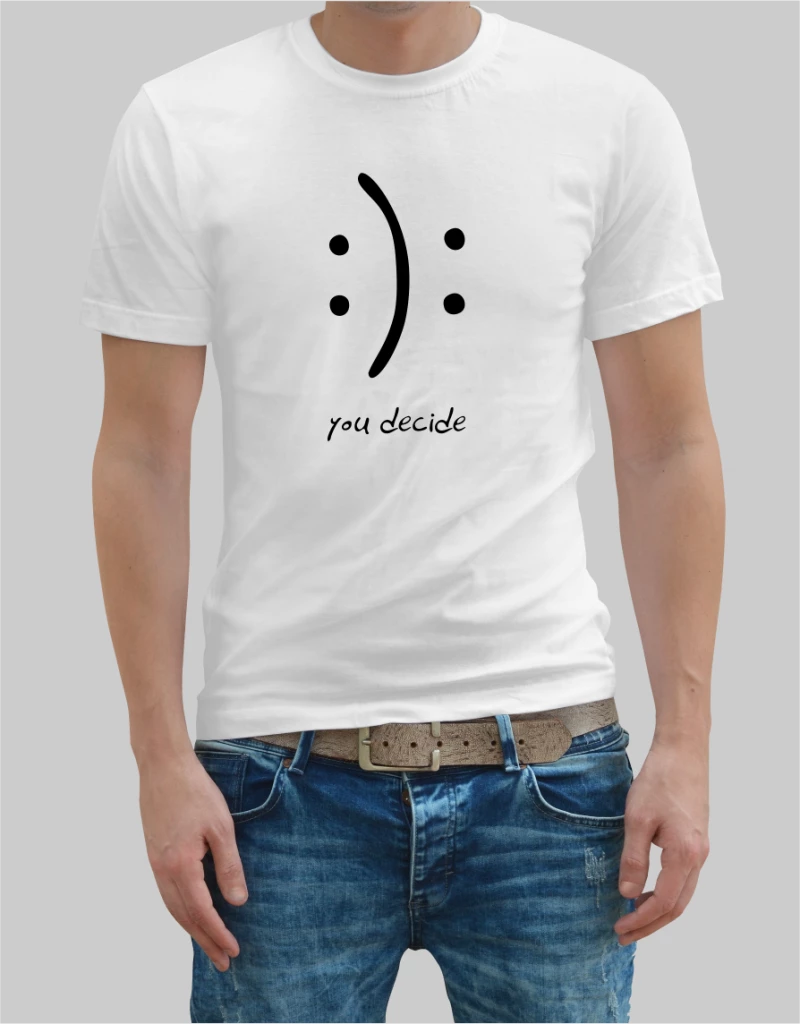 You Decide t-shirt - DENIM