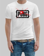 Pubg logo t-shirt - WHITE