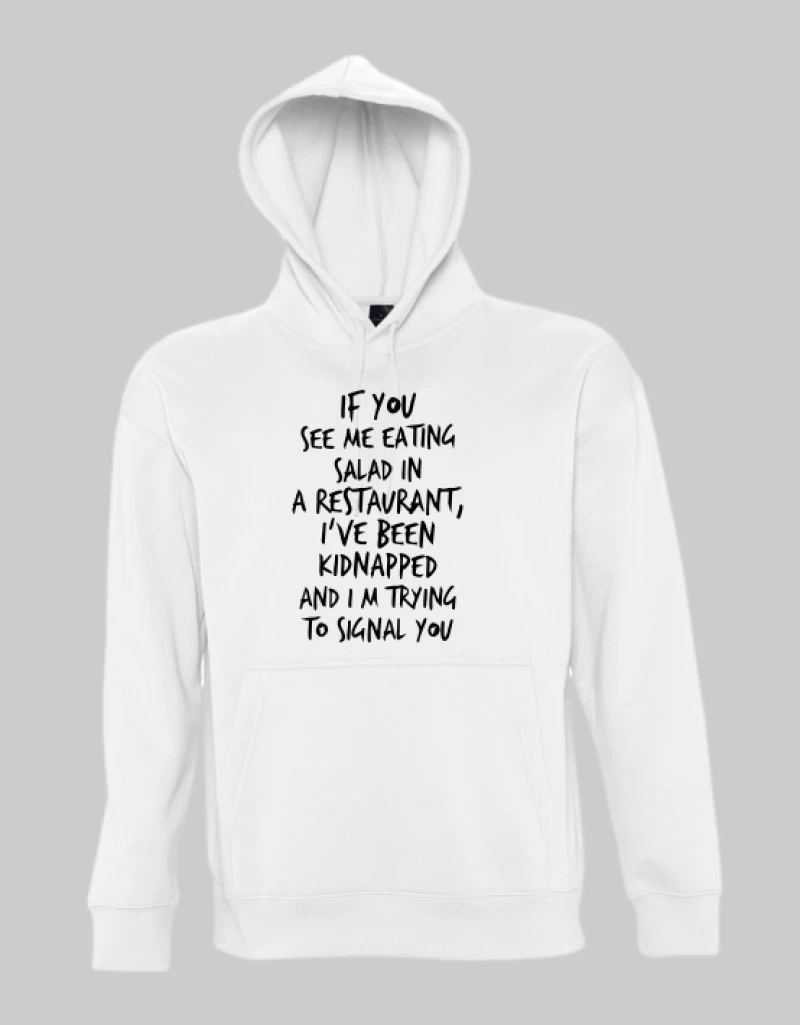 Kidnapped hoodie - WHITE