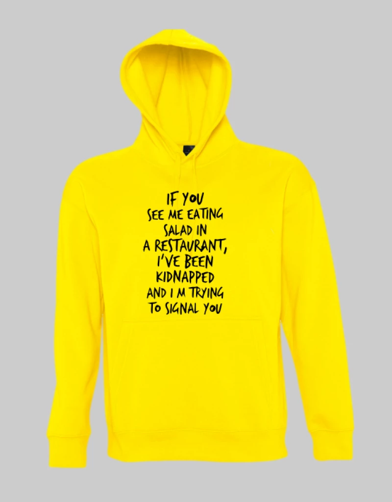 Kidnapped hoodie - WHITE