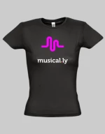 musically W t-shirt - WHITE