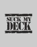 SUCK MY DECK - DJ T-shirt - DARK PURPLE