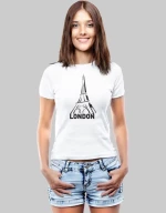 London w t-shirt - WHITE