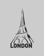 London w t-shirt - WHITE