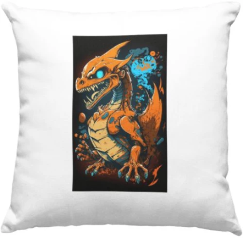 Zombie Charizard μαξιλάρι - White