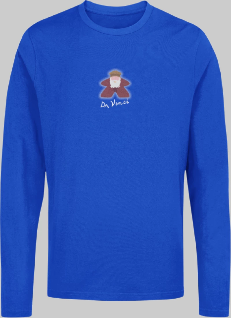 Da Vinci Meeple μακρυμάνικο T-shirt - ULTRAMARINE