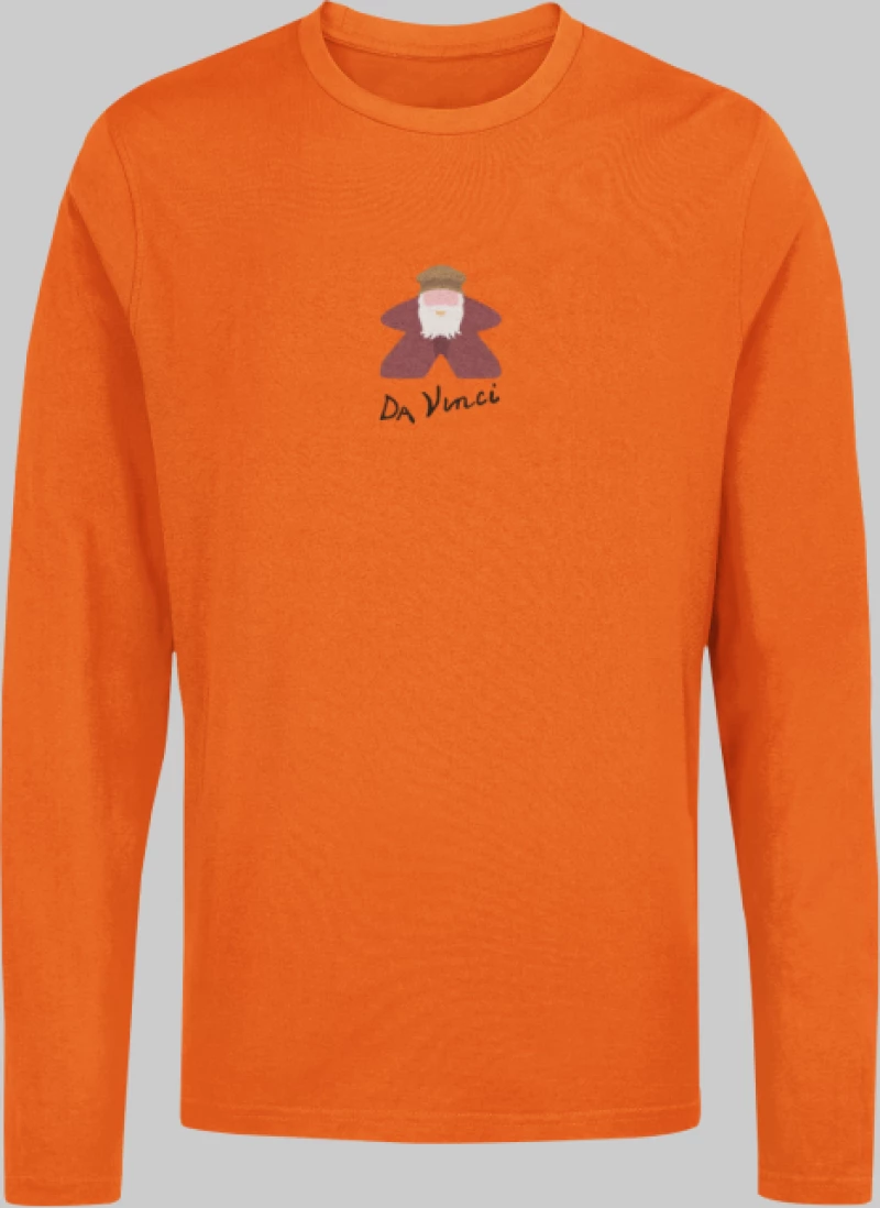 Da Vinci Meeple μακρυμάνικο T-shirt - ULTRAMARINE