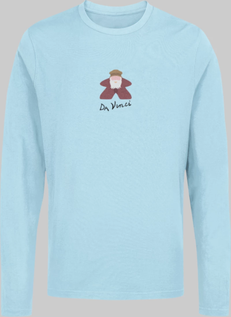 Da Vinci Meeple μακρυμάνικο T-shirt - ULTRAMARINE