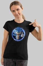 Sonic w t-shirt - BLACK