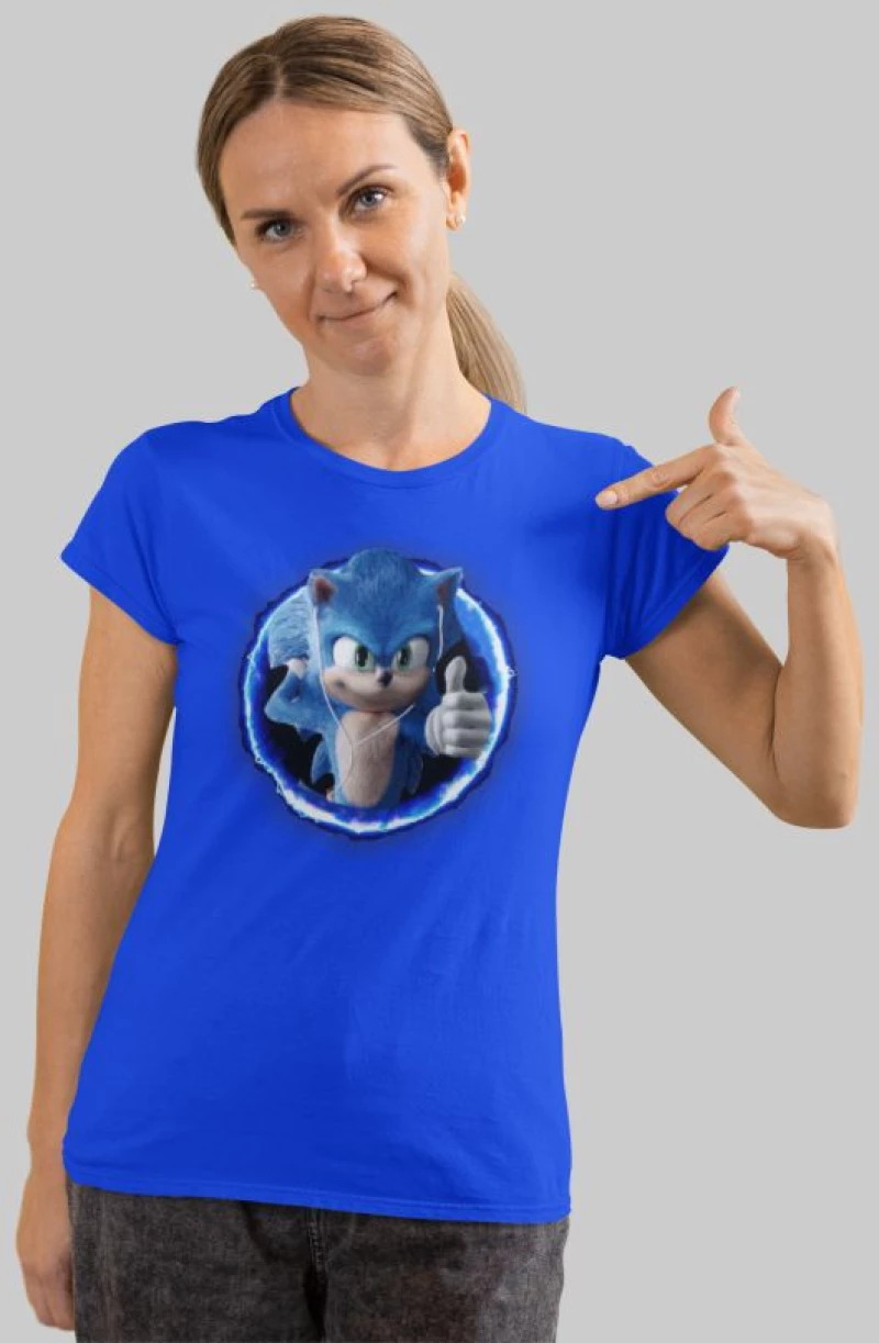 Sonic w t-shirt - BLACK