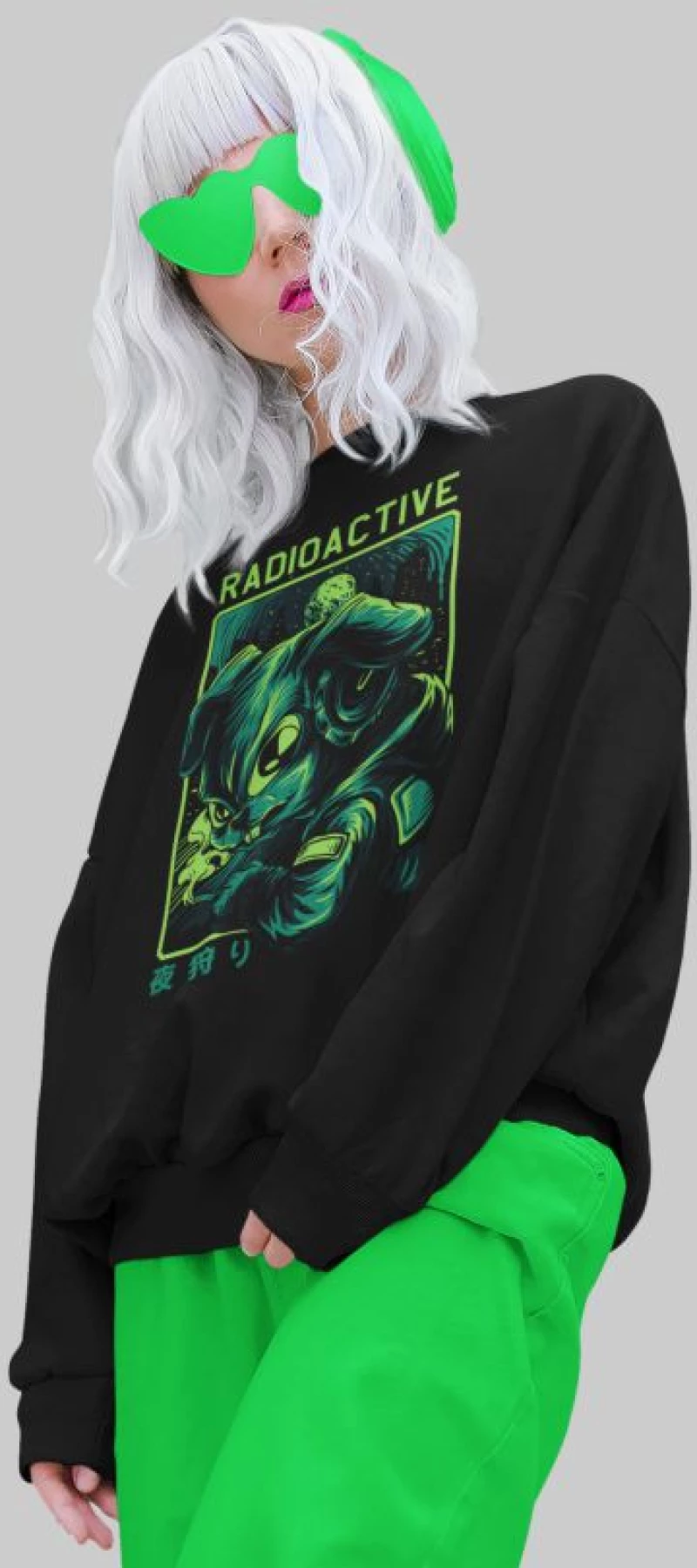 Radioactive Mutant Rabbit w Φουτερ - DUCK BLUE