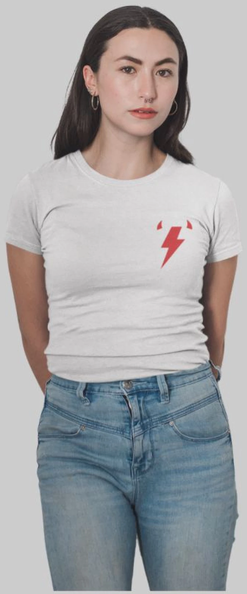 ACDC High Voltage W T-Shirt - WHITE