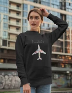 Travelholic w Φούτερ - WHITE