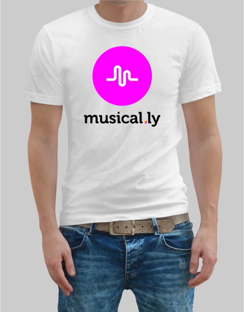 musical.ly t-shirt - WHITE
