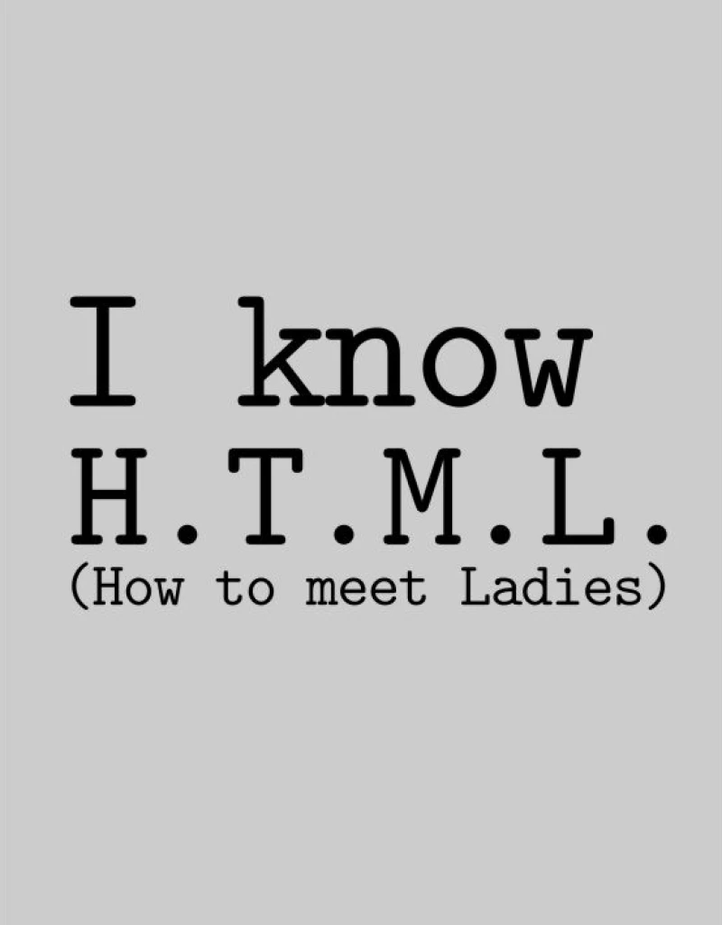 I know HTML Sweatshirt - WHITE