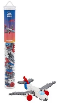 GIOCHI PREZIOSI ΤΟΥΒΛΑΚΙΑ PLUS-PLUS AIRPLANE 100 ΤΕΜ ΣΕ ΣΩΛΗΝΑ PLS4284