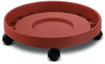 Πιάτο Με Ρόδες Τερακότα 35cm