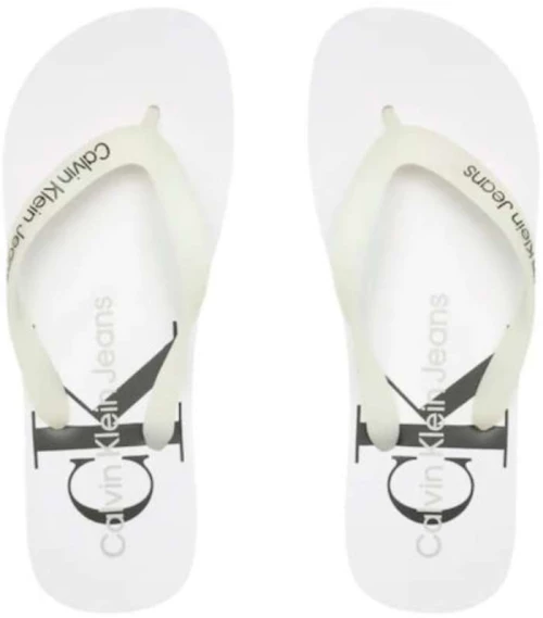 Calvin Klein YW0YW01246 Σαγιονάρες - Λευκό